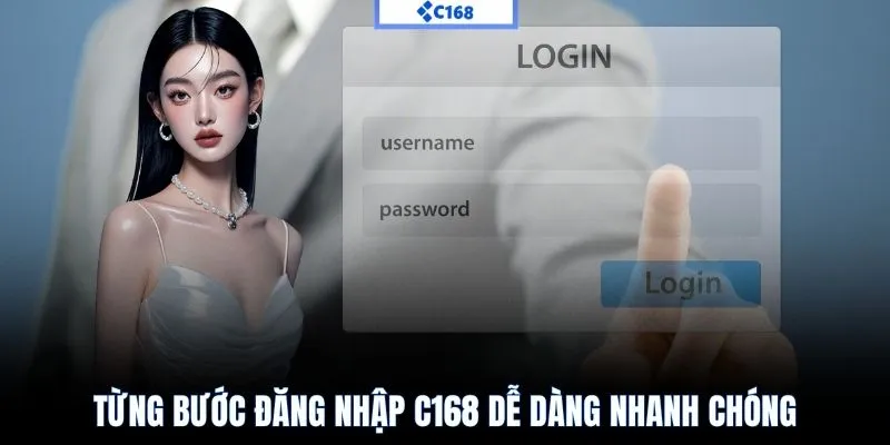 Từng bước đăng nhập C168 dễ dàng nhanh chóng